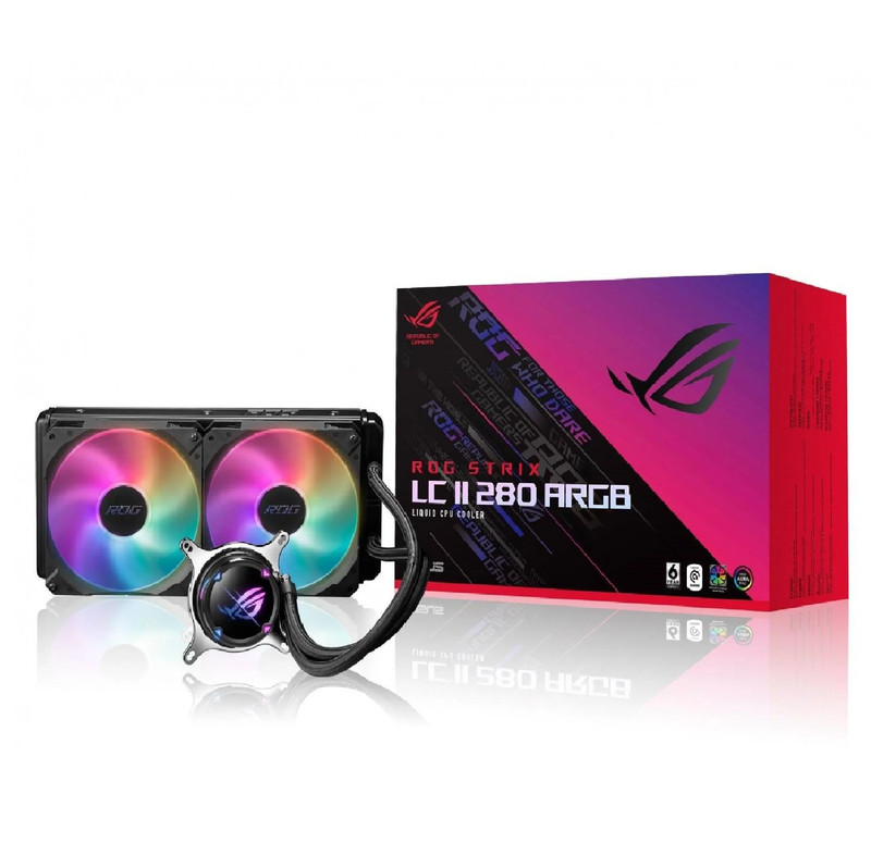 Asus ROG STRIX LC II 280 ARGB AIO Liquid CPU Cooler - مبرد